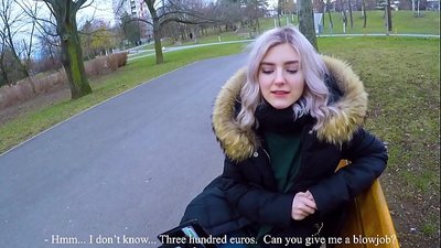 Inomedza kupisa kwemutorwa mari - blowjob mupaki naEva Elfie
